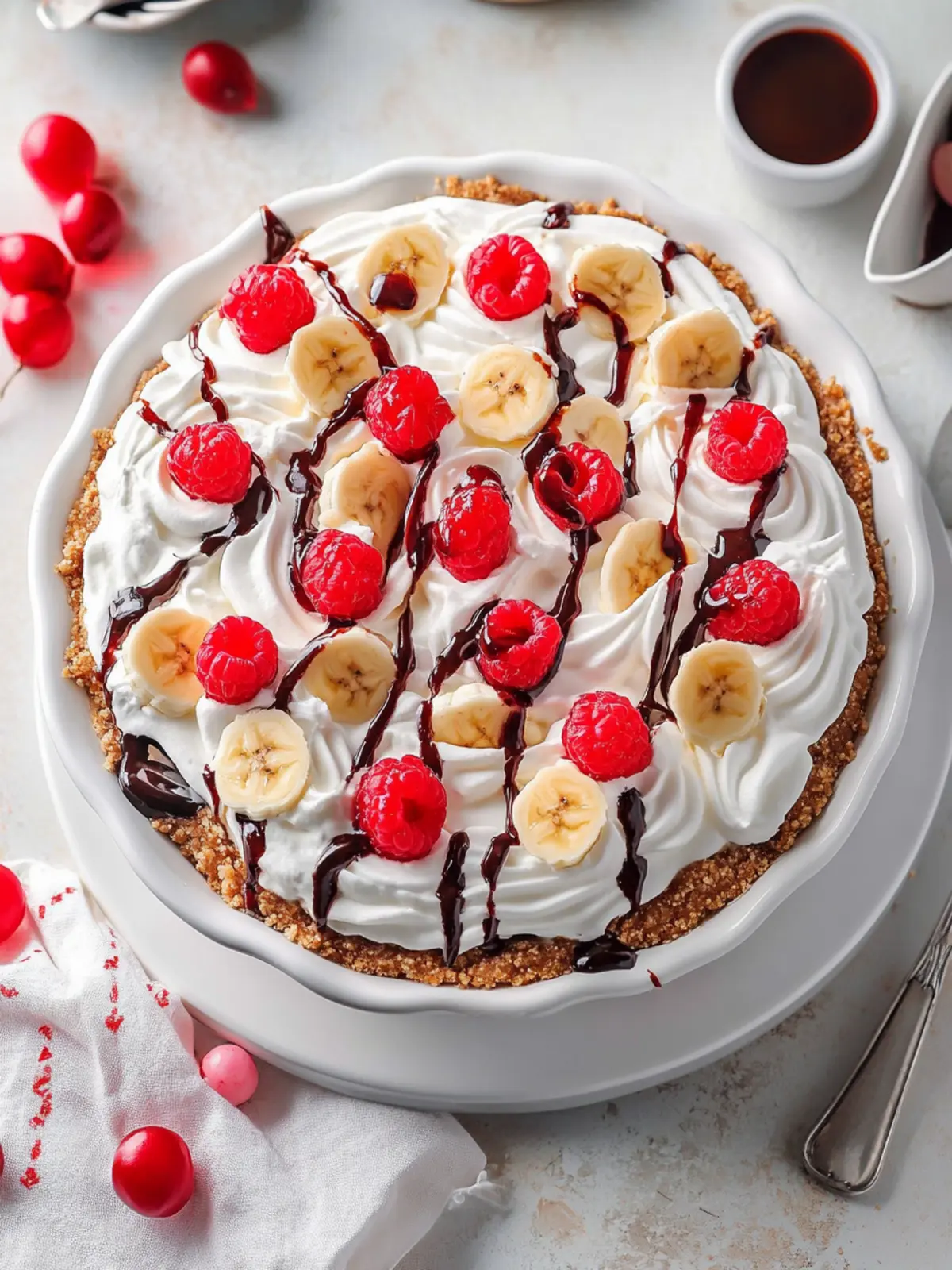 No-Bake Banana Split Pie: Your Ultimate Cool Dessert Treat 4 No-Bake Banana Split Pie
