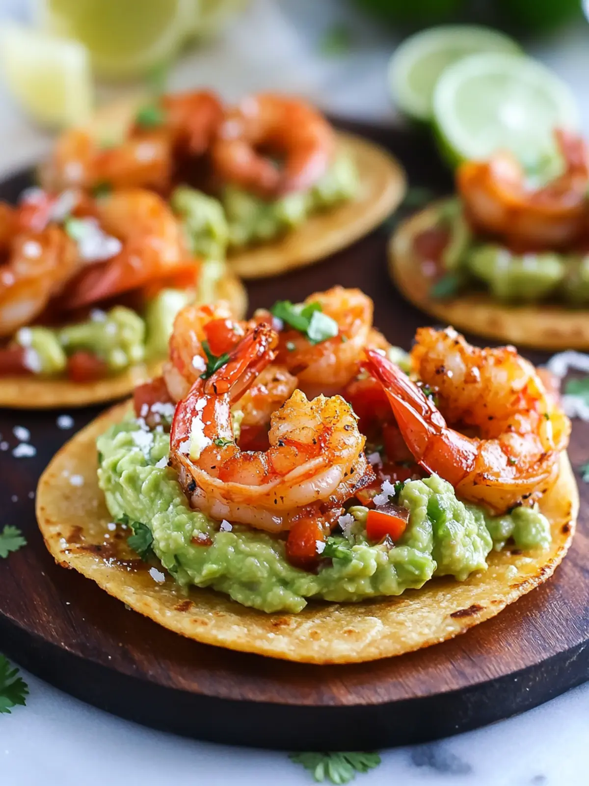 Spicy Shrimp and Guacamole Tostadas for a Flavorful Summer Bite 5 Spicy Shrimp and Guacamole Tostadas