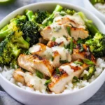 Chicken and Broccoli Bowls with Creamy Garlic Sauce Bliss 8 Chicken and Broccoli Bowls with Creamy Garlic Sauce