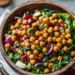 Delicious Roasted Chickpea Fall Salad with Apple Cider Vinaigrette 7 Roasted Chickpea Fall Salad