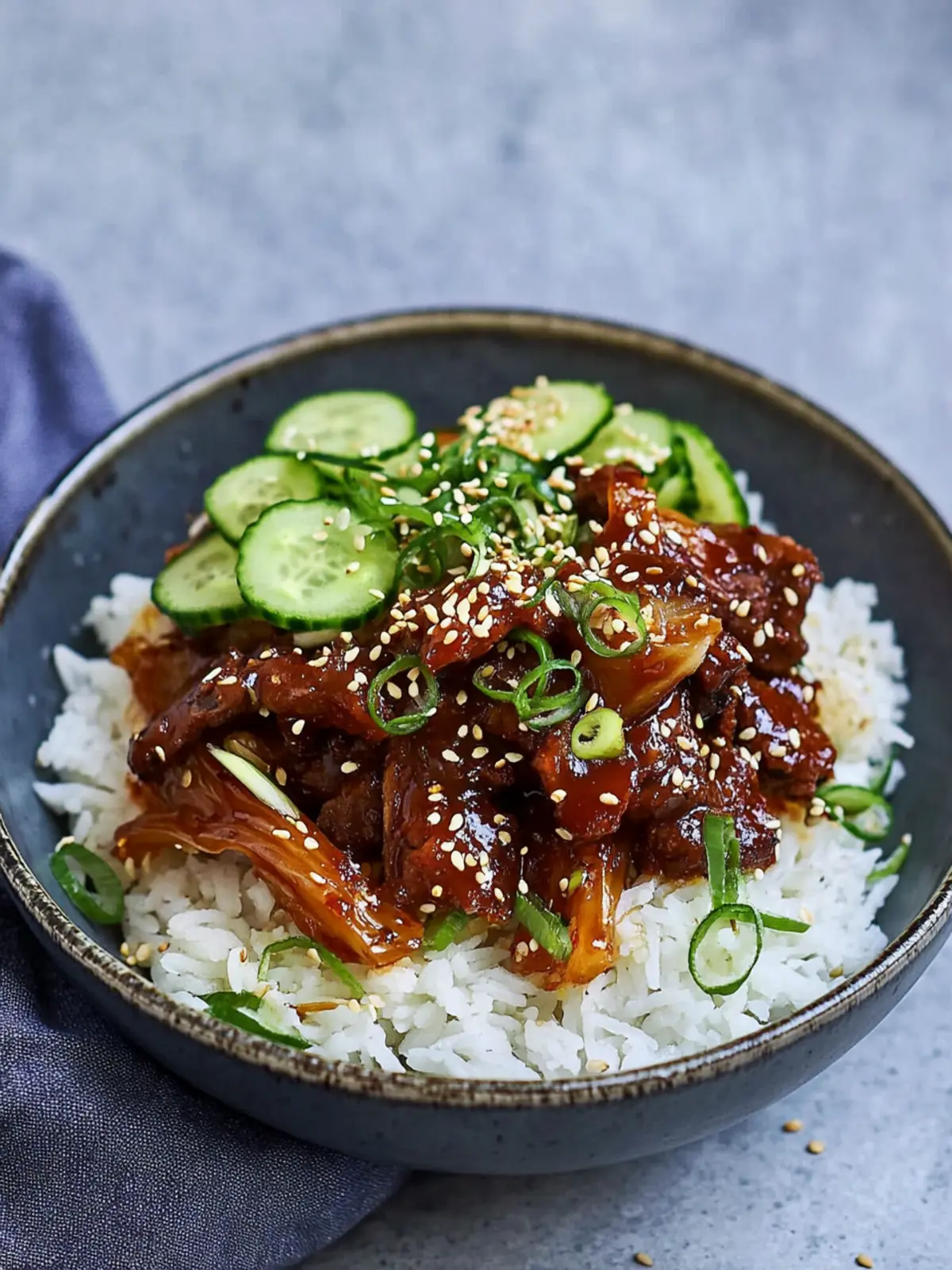 Mom's Bulgogi with Cucumber Kimchi Salad That's Irresistibly Delicious 2 Mom's Bulgogi with Cucumber Kimchi Salad…beautifully delicious!