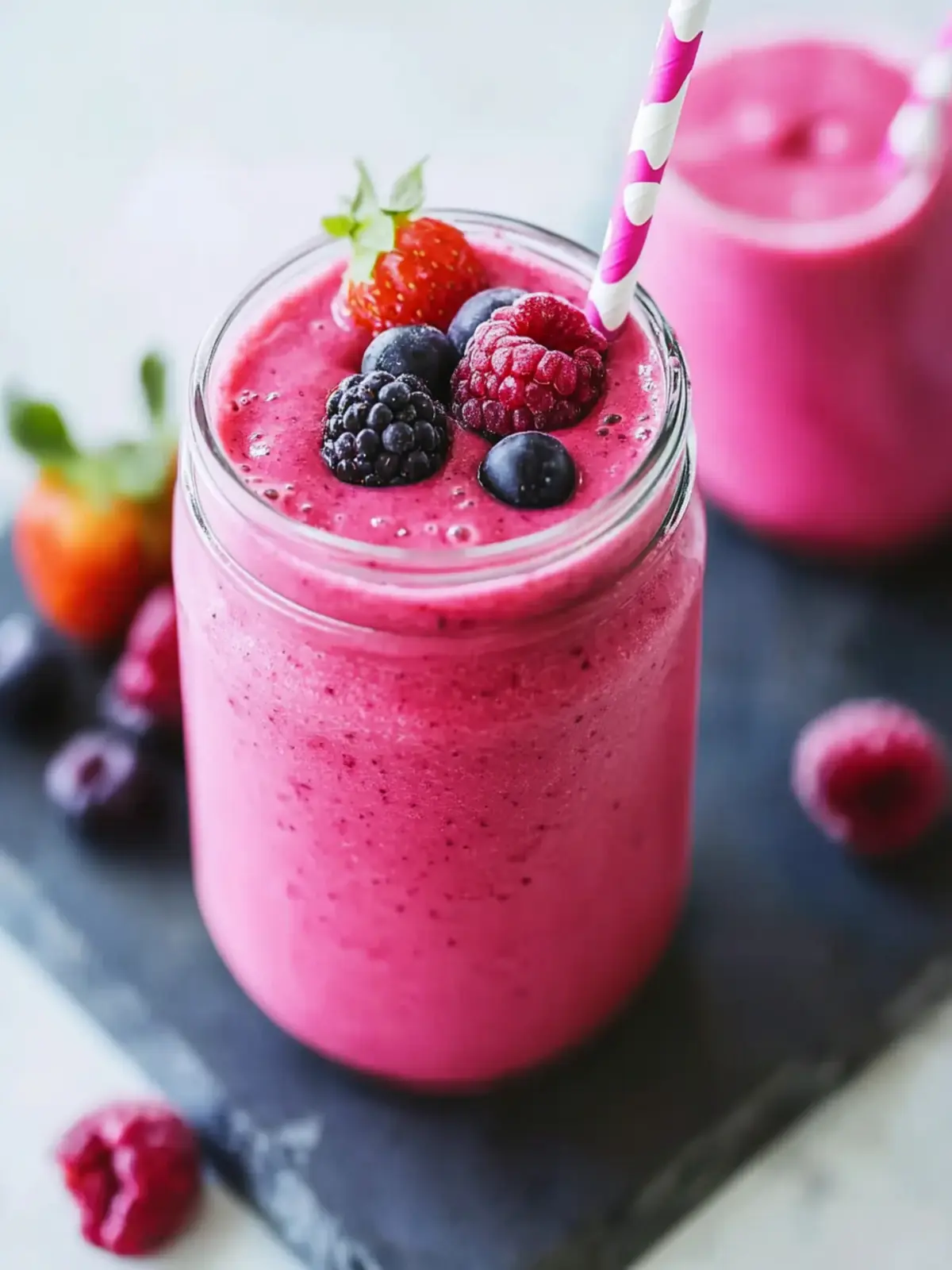 Berry White Bean Smoothie: A Creamy High-Protein Delight 3 Berry White Bean Smoothie (High-Protein)
