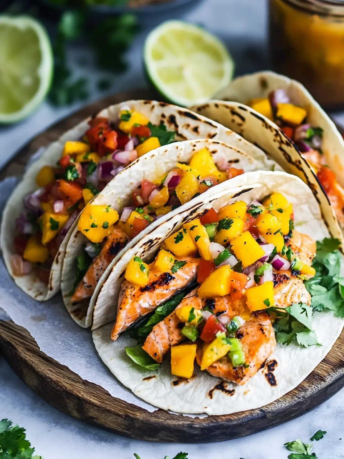 Bold Easy Chipotle Salmon Tacos with Fresh Mango Salsa 4 Easy Chipotle Salmon Tacos with Mango Salsa