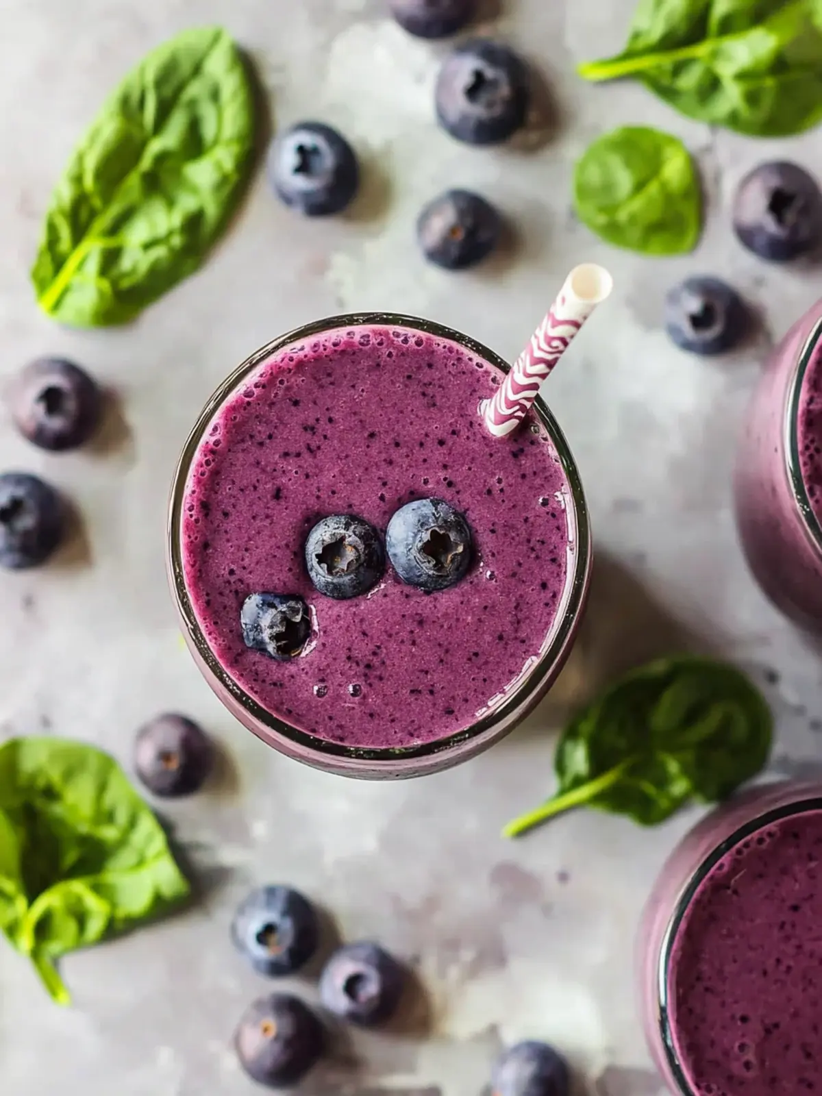 Blueberry Spinach Smoothie: Your 5-Minute Healthy Breakfast 4 Blueberry Spinach Smoothie