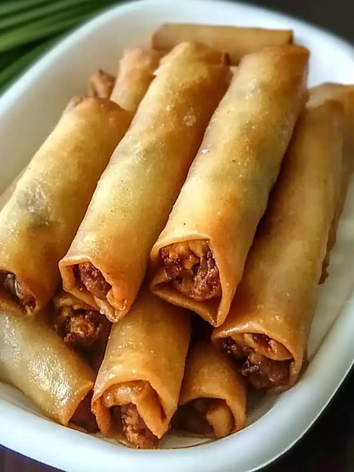 Crispy Lumpiang Shanghai: Irresistible Pork Eggrolls Delight 2 Lumpiang Shanghai (Pork Eggrolls)