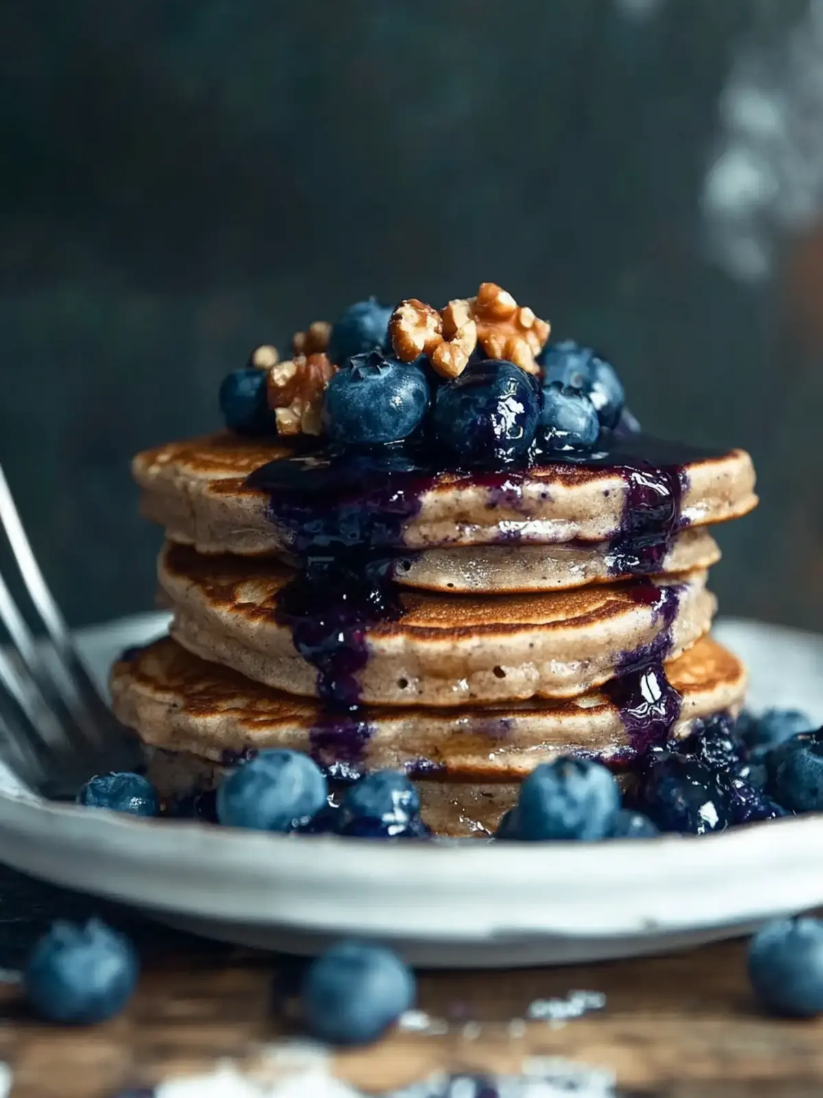 Delicious Blueberry-Walnut Pancakes for Guilt-Free Mornings 5 Blueberry-Walnut Pancakes