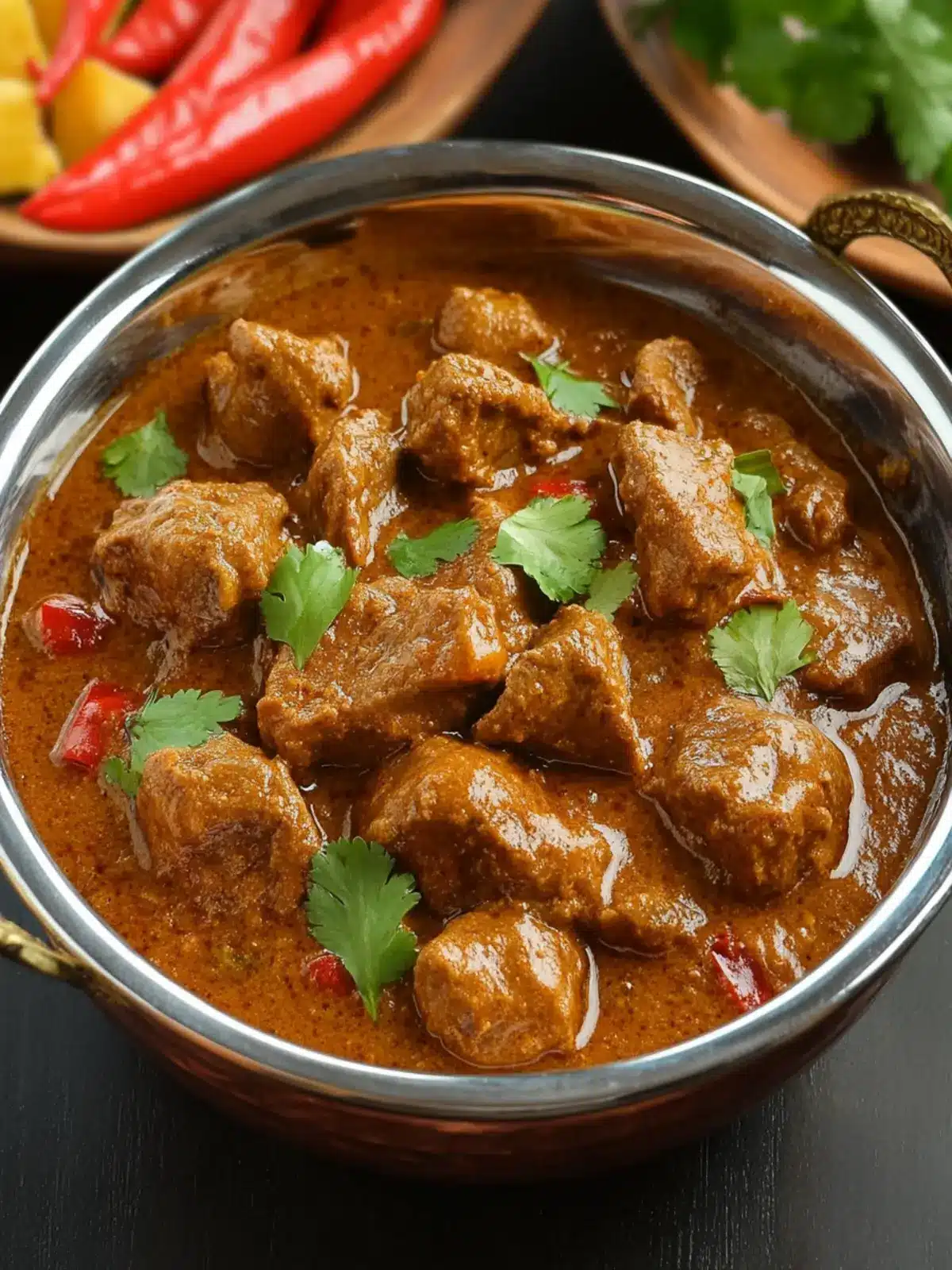 Spicy and Tangy Indian Vindaloo: A Must-Try Meat Curry! 3 Indian Vindaloo (Spicy and Tangy Meat Curry)