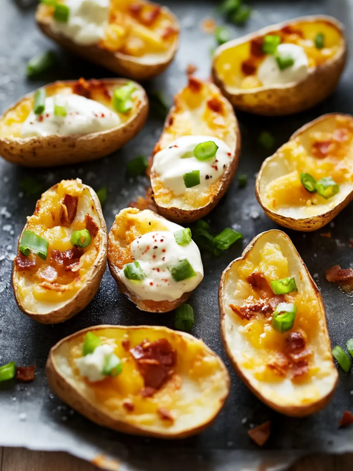 Delicious Loaded Potato Skins That Steal the Show Every Time 4 Loaded Potato Skins