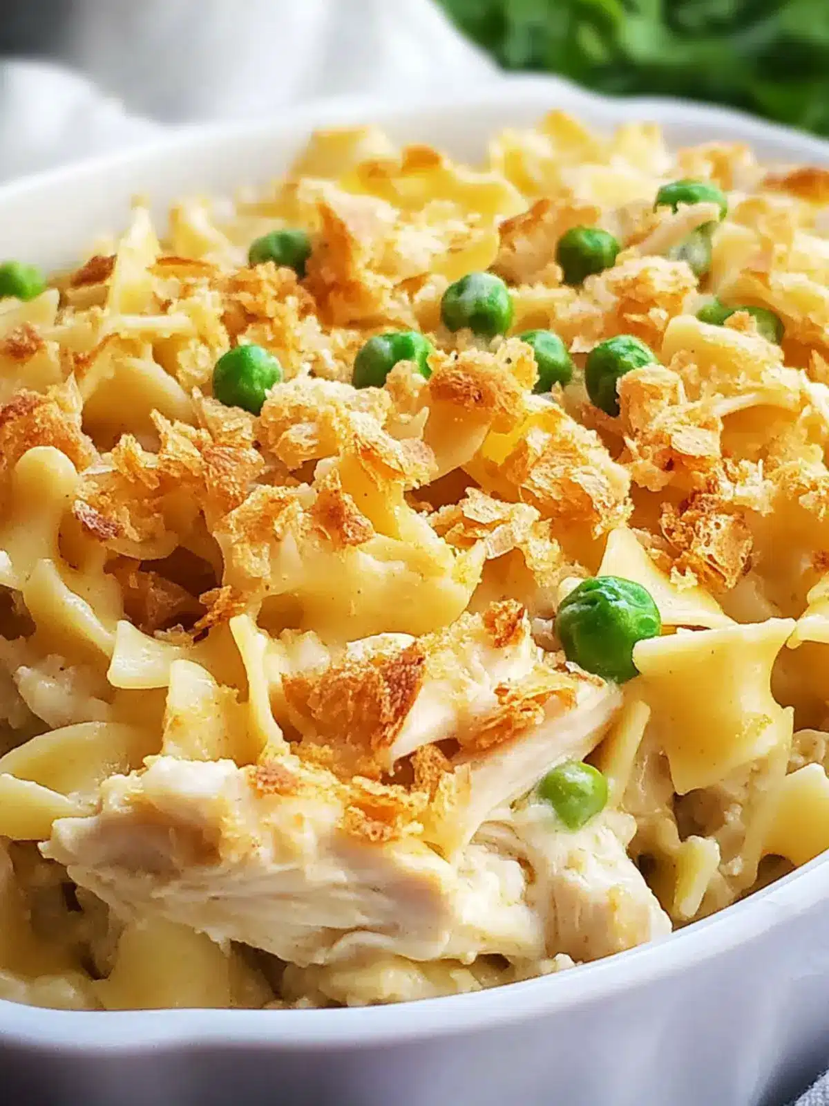 Creamy Chicken Noodle Casserole for Cozy Family Nights 4 Chicken Noodle Casserole