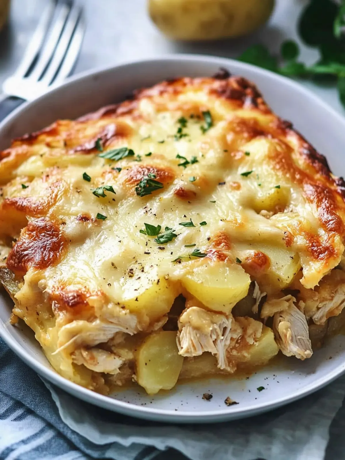 This Cheesy Chicken Potato Bake: Your New Weekly Favorite 3 This Cheesy Chicken Potato Bake Is So Good, You’ll Be Making It Twice a Week