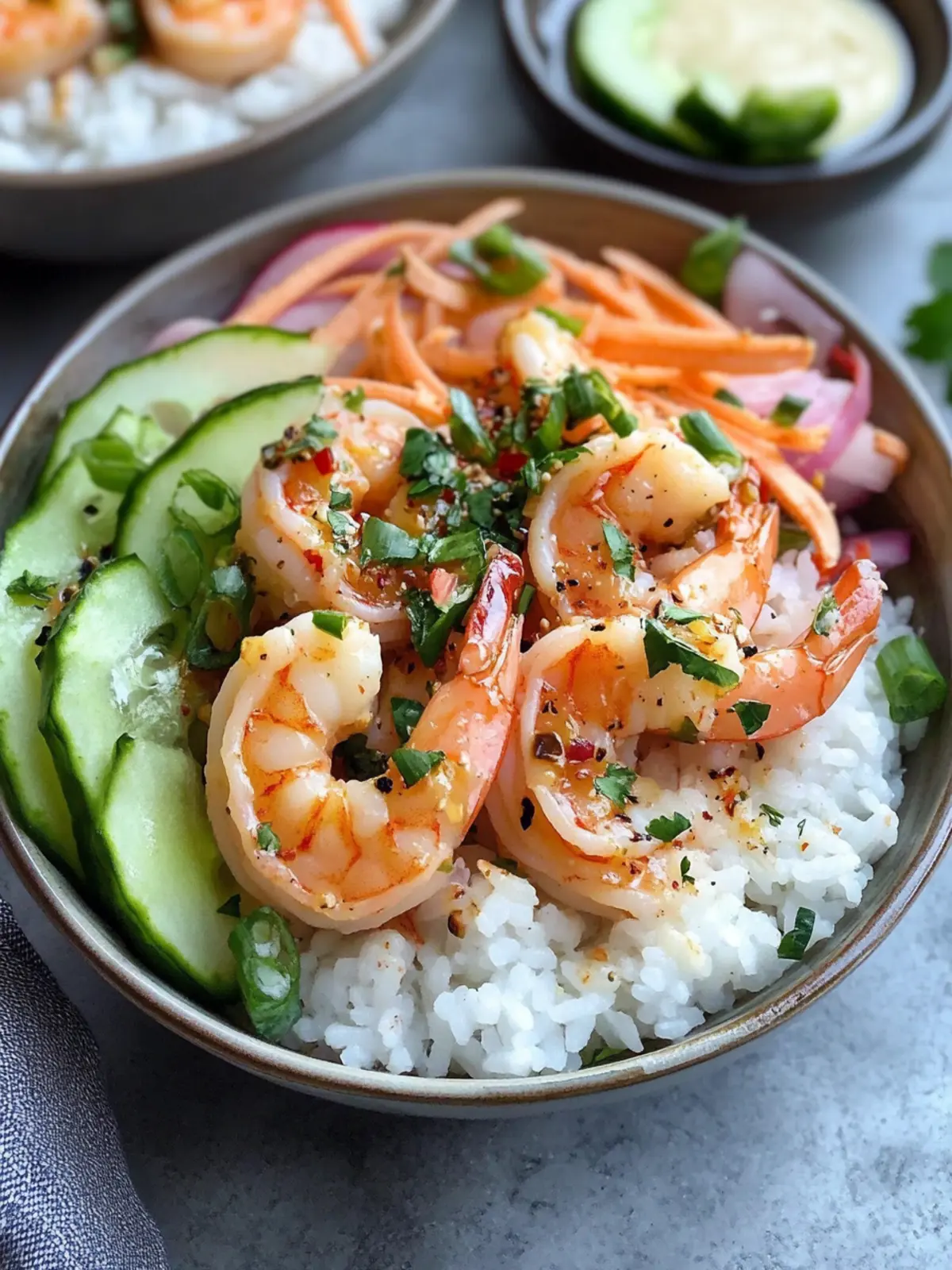 Shrimp Rice Bowls with Spicy Mayo for Quick Weeknight Bliss 3 Shrimp Rice Bowls with Spicy Mayo