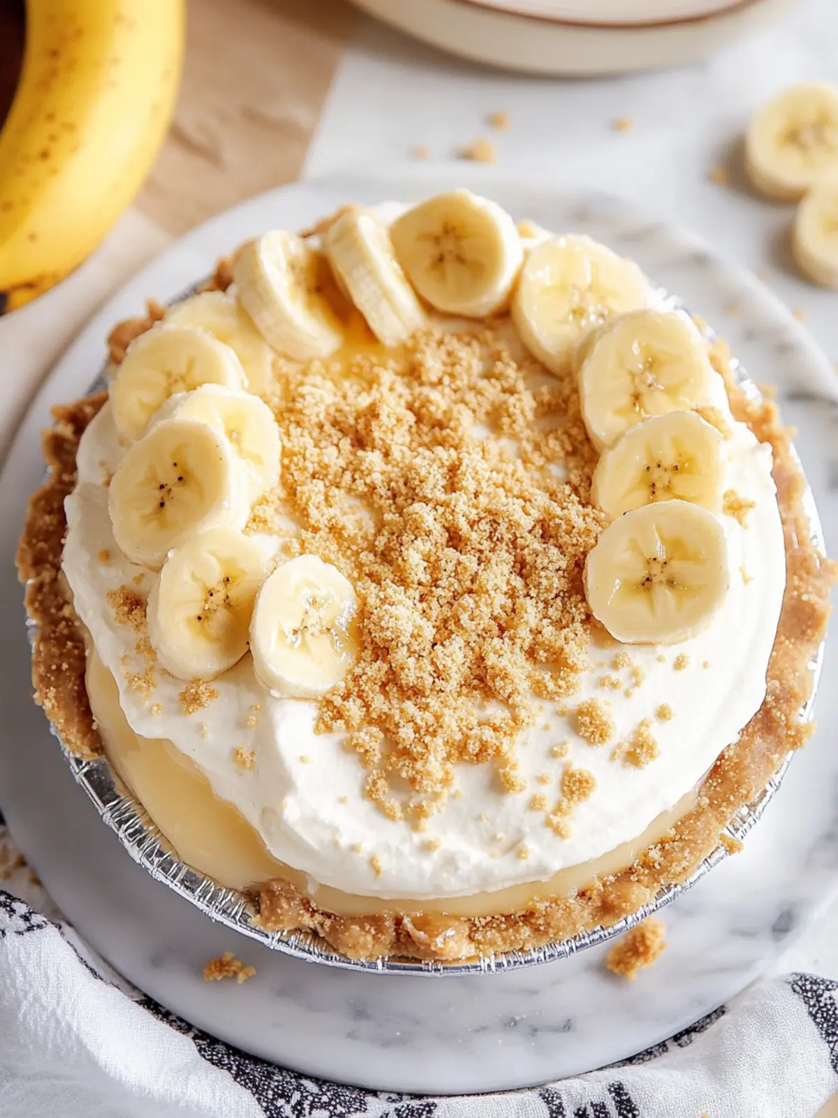Delicious No-Bake Banana Cream Pie with Pudding Mix Made Easy 2 Banana Cream Pie With Pudding Mix (Easy & No Bake)