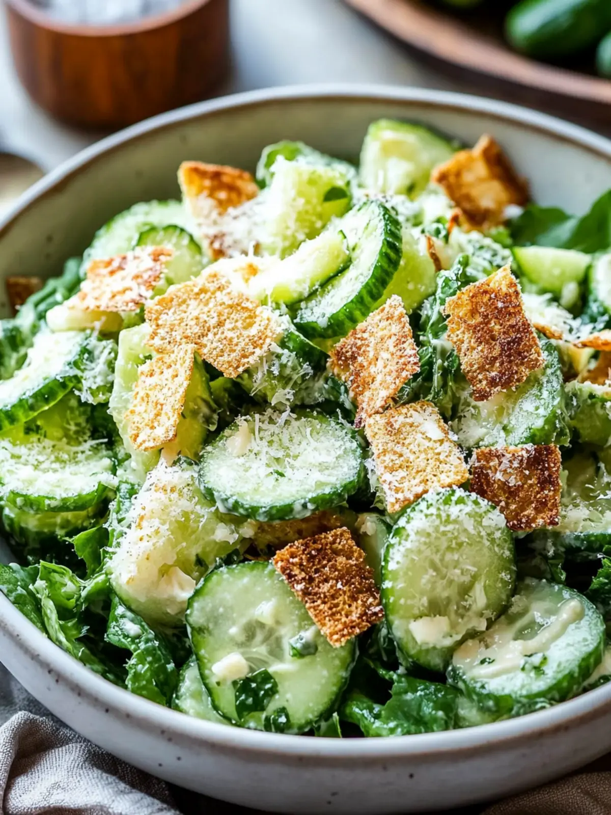 Cucumber Caesar Salad: Your New Favorite Fresh Twist 4 Cucumber Caesar Salad: A Refreshing Twist on a Classic