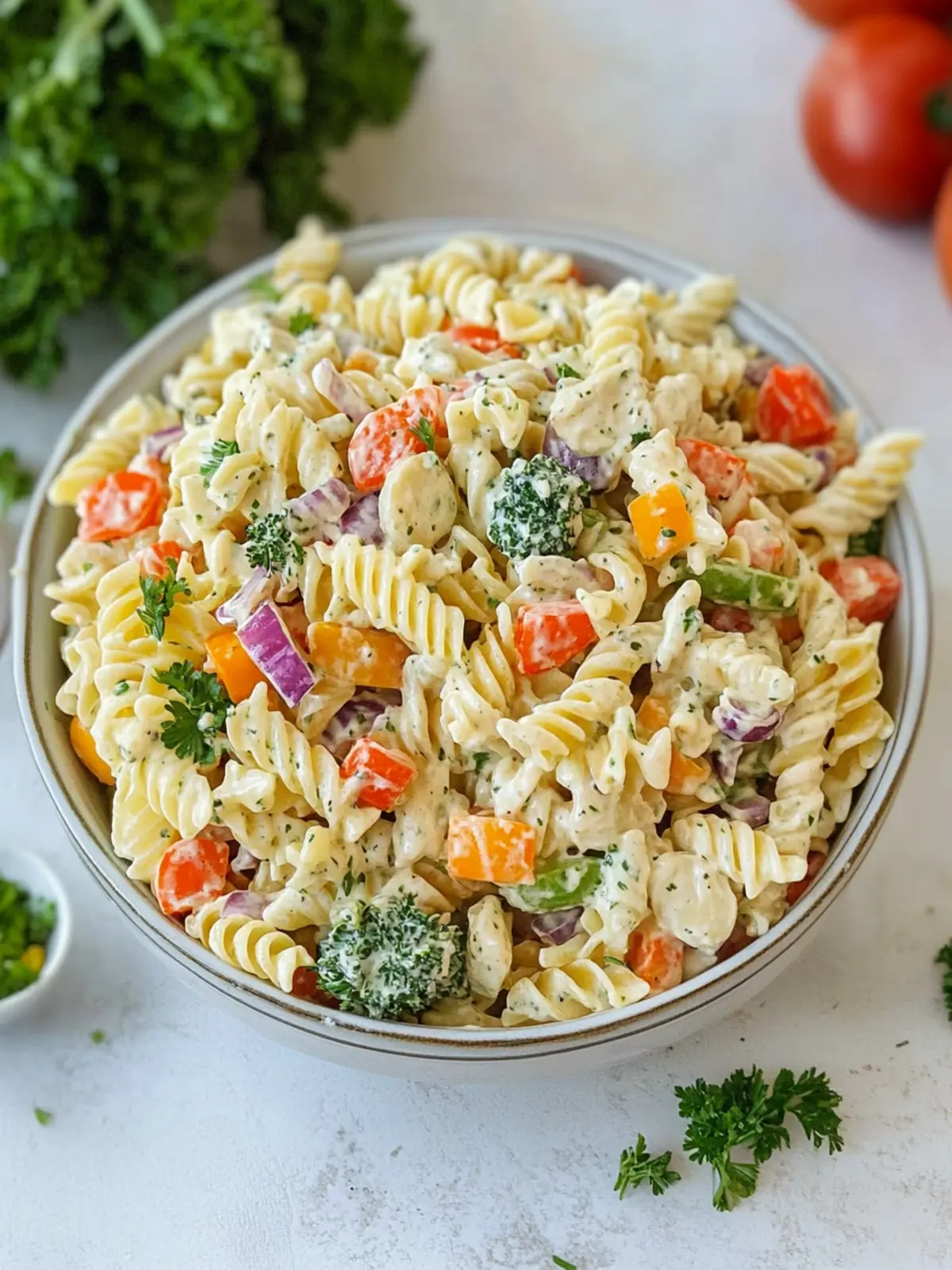 Creamy Ranch Protein Pasta Salad for Effortless Summer Meals 4 Creamy Ranch Protein Pasta Salad