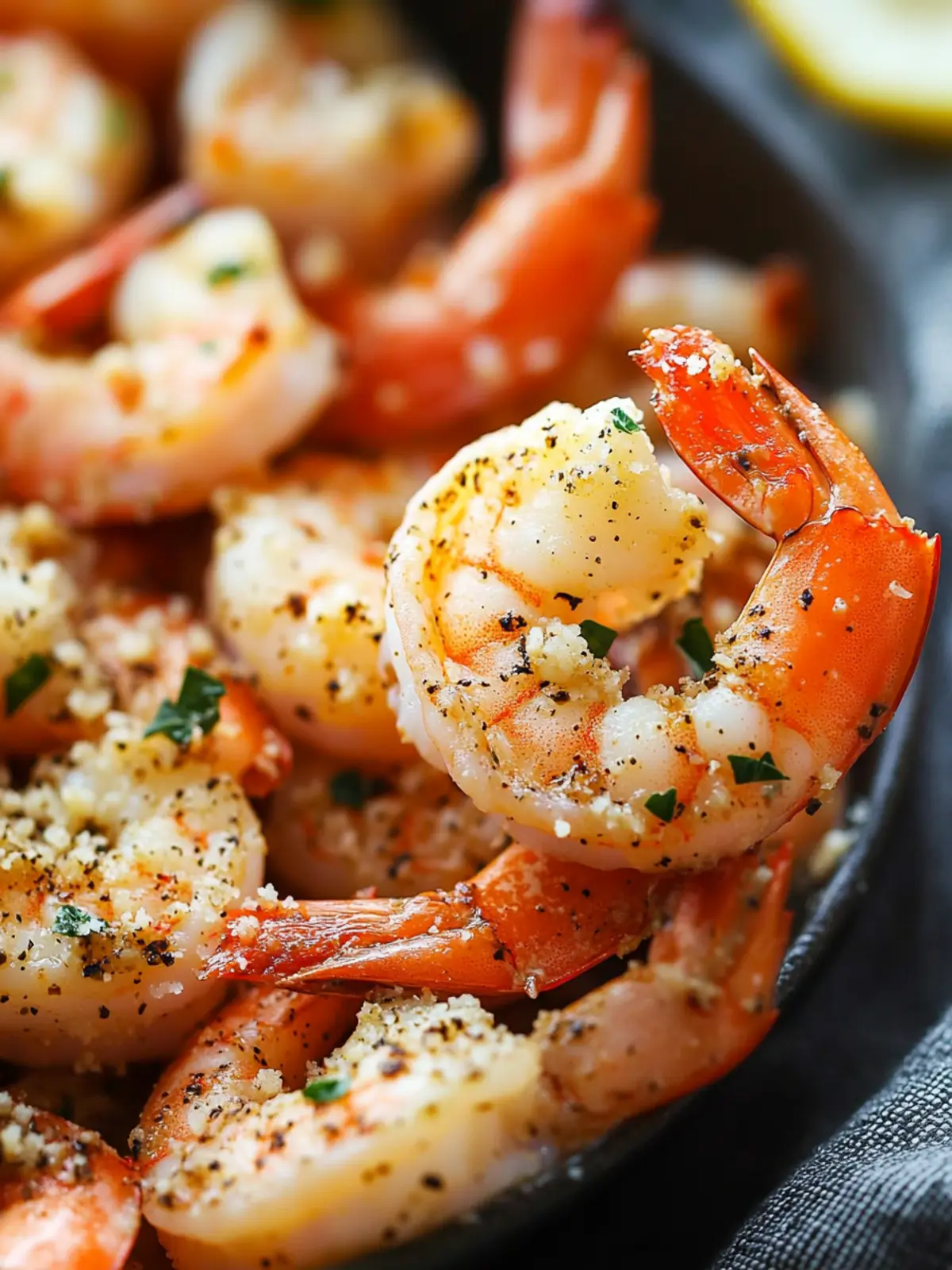 Garlic Parmesan Roasted Shrimp: Quick, Crispy Delight! 2 Garlic Parmesan Roasted Shrimp