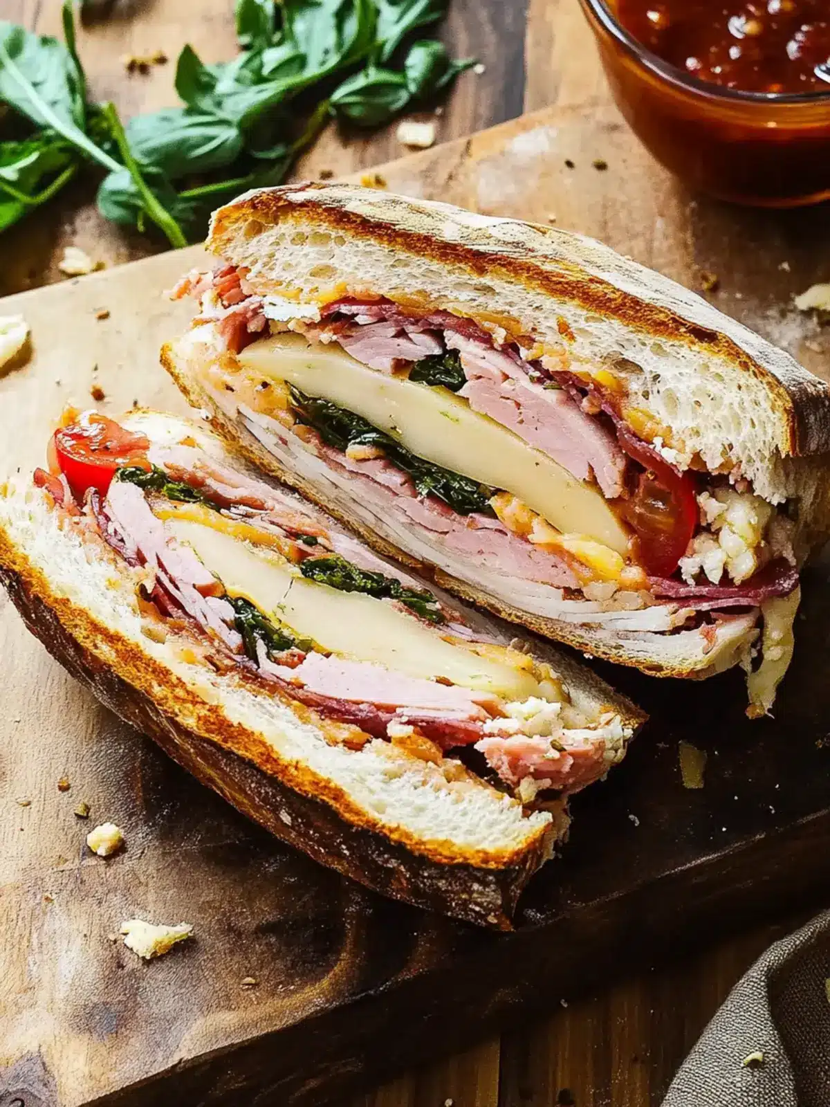 Mouthwatering Muffuletta Sandwich for Your Next Gathering 4 Muffuletta Sandwich