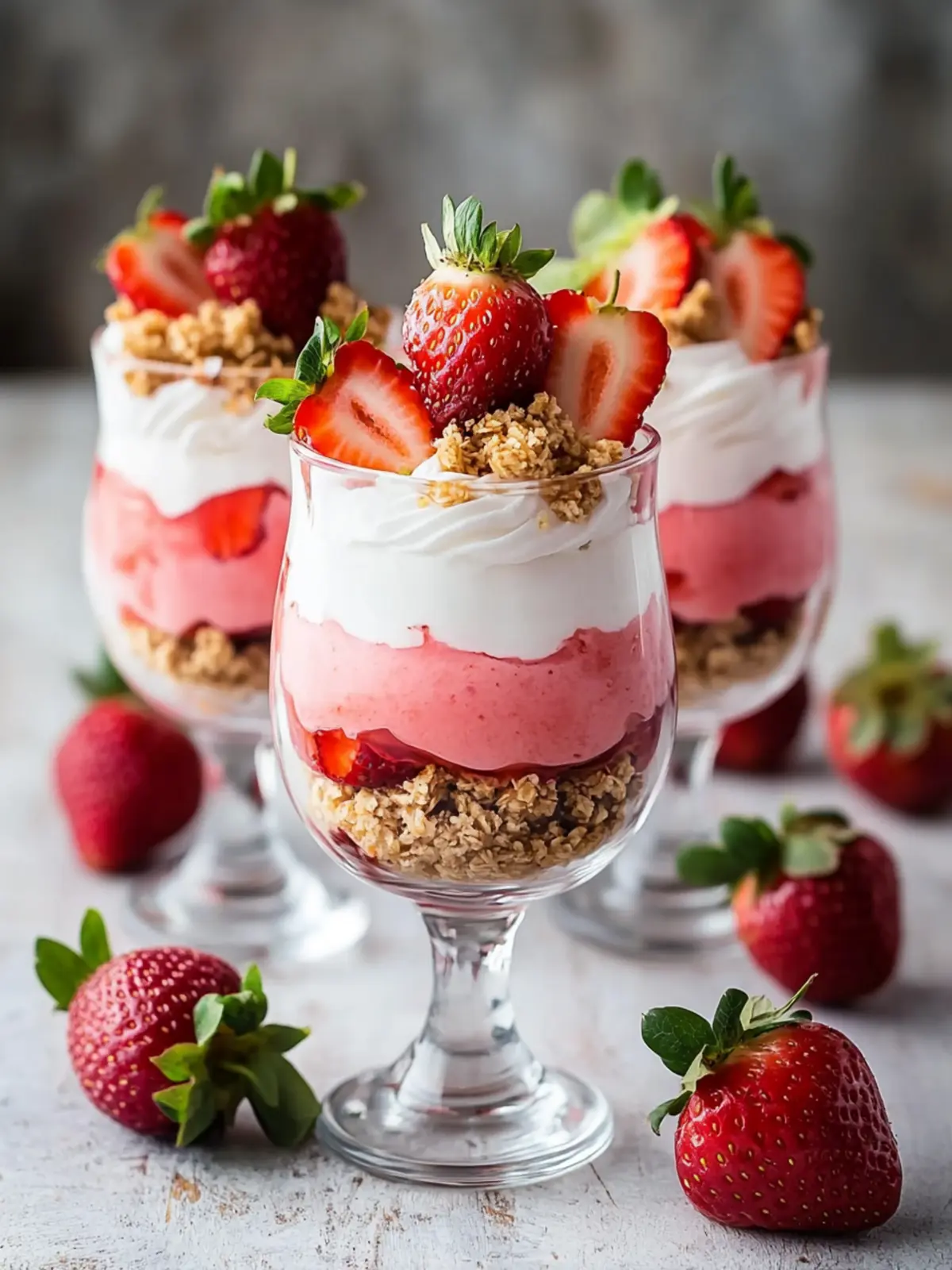 Delicious Strawberry Mousse Parfaits Recipe for Effortless Elegance 2 Delicious Strawberry Mousse Parfaits Recipe