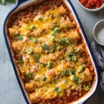 Savory Beef Enchilada Casserole Ready in 30 Minutes 4 Beef Enchilada Casserole