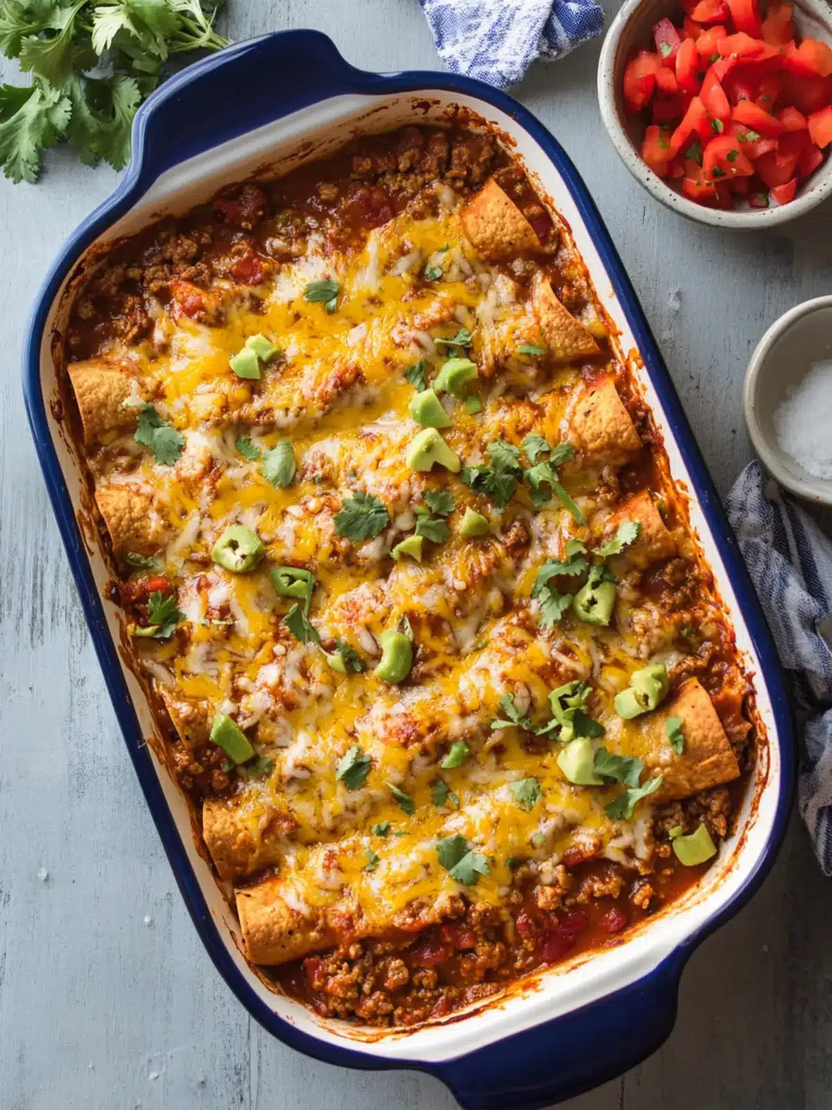 Savory Beef Enchilada Casserole Ready in 30 Minutes 5 Beef Enchilada Casserole