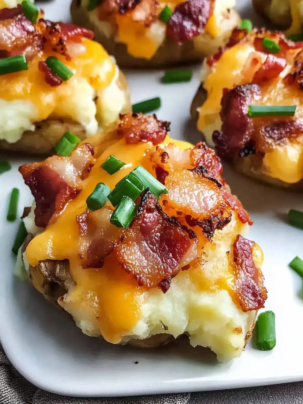 Cheesy Bacon Loaded Smashed Potatoes for Ultimate Comfort 5 Cheesy Bacon Loaded Smashed Potatoes