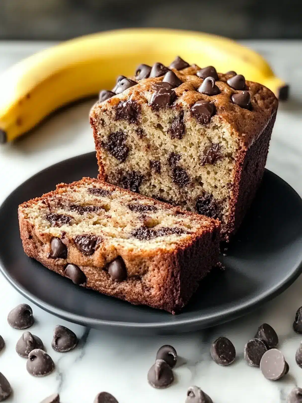 Decadent Moist Chocolate Chip Banana Bread Made with Love Today 2 Decadent Moist Chocolate Chip Banana Bread Made with Love