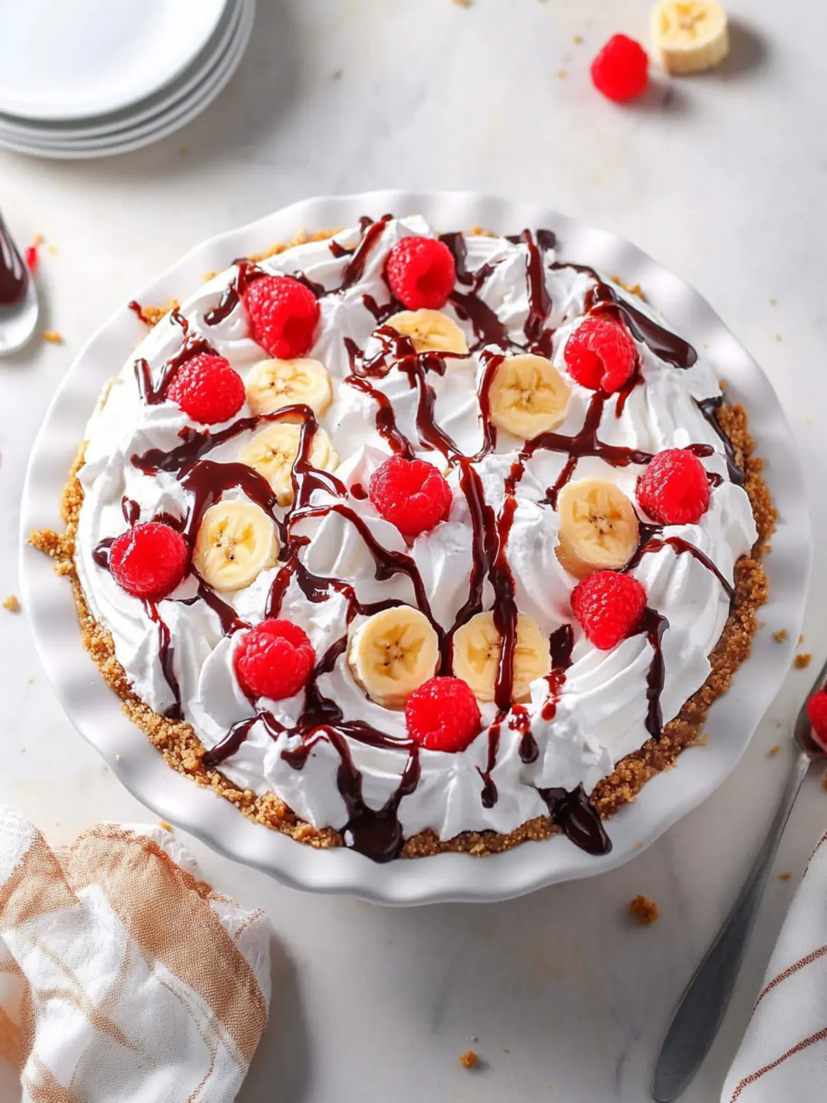 No-Bake Banana Split Pie: Your Ultimate Cool Dessert Treat 5 No-Bake Banana Split Pie