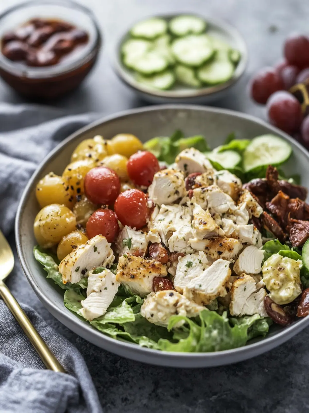 Delicious Healthy California Chicken Salad Recipe with a Twist 2 Healthy California Chicken Salad Recipe