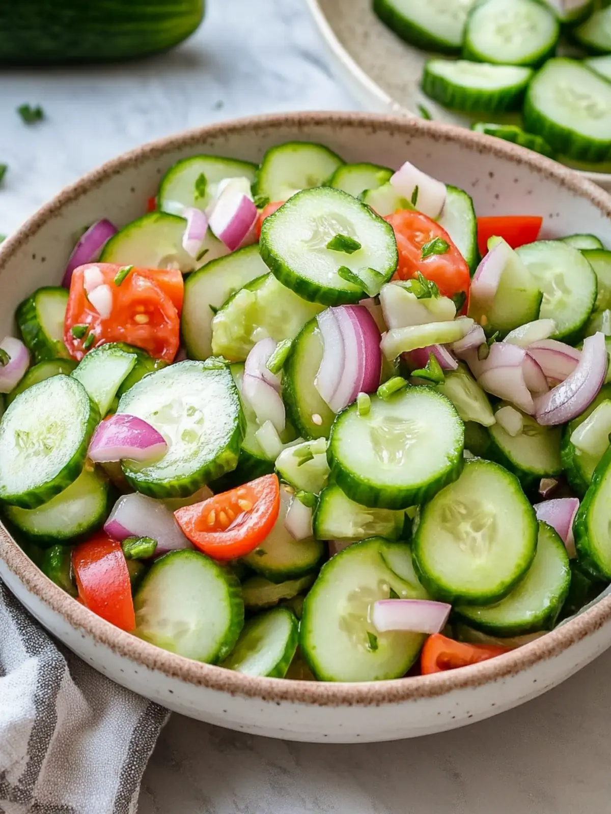 Fresh, Fast, and Full of Flavor: Your Go-To Cucumber Salad 4 Fresh, Fast, and Full of Flavor: The Cucumber Salad You’ll Be Making on Repeat