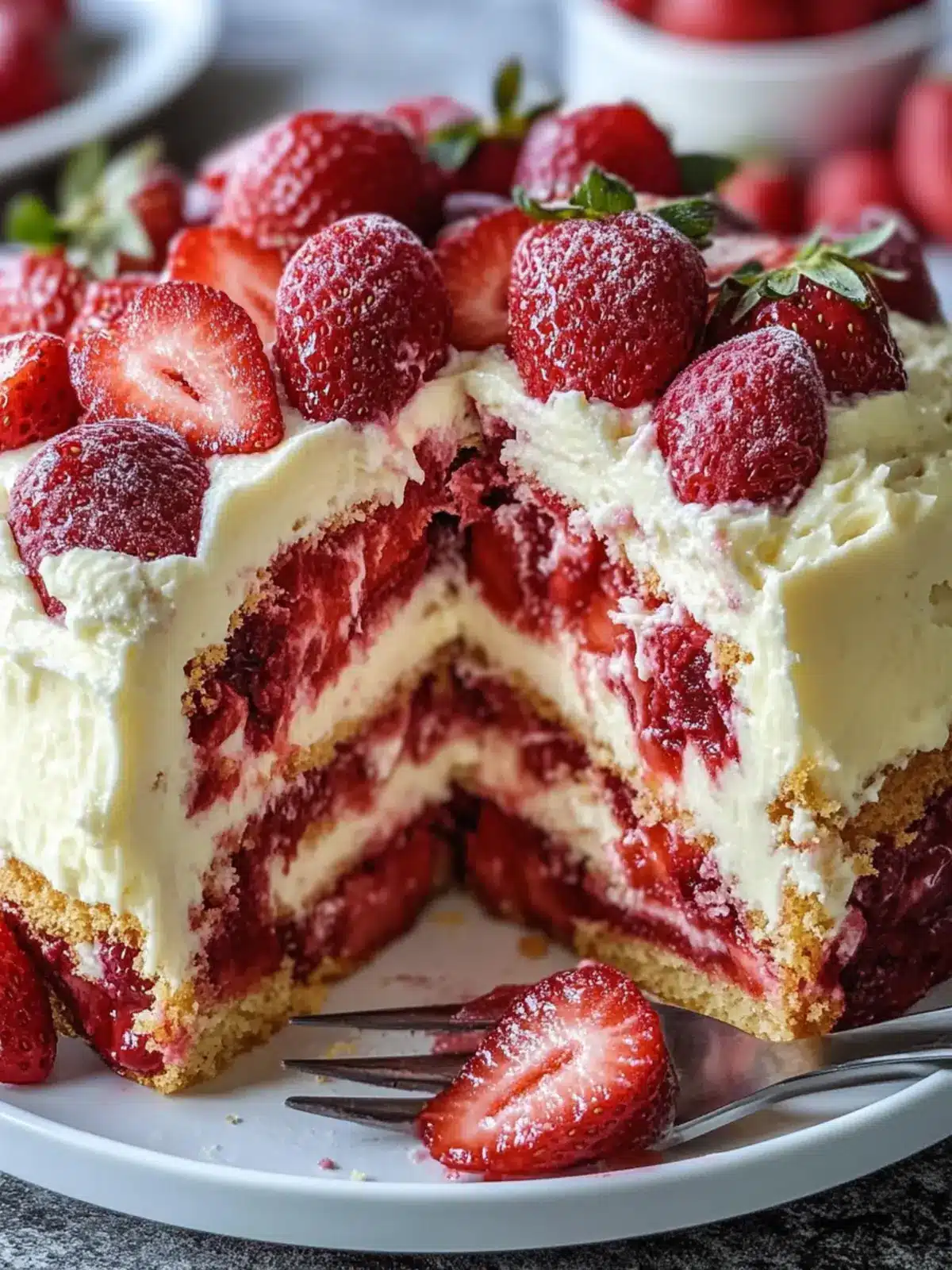 Mouthwatering Strawberry Earthquake Cake for Every Occasion 5 Strawberry Earthquake Cake