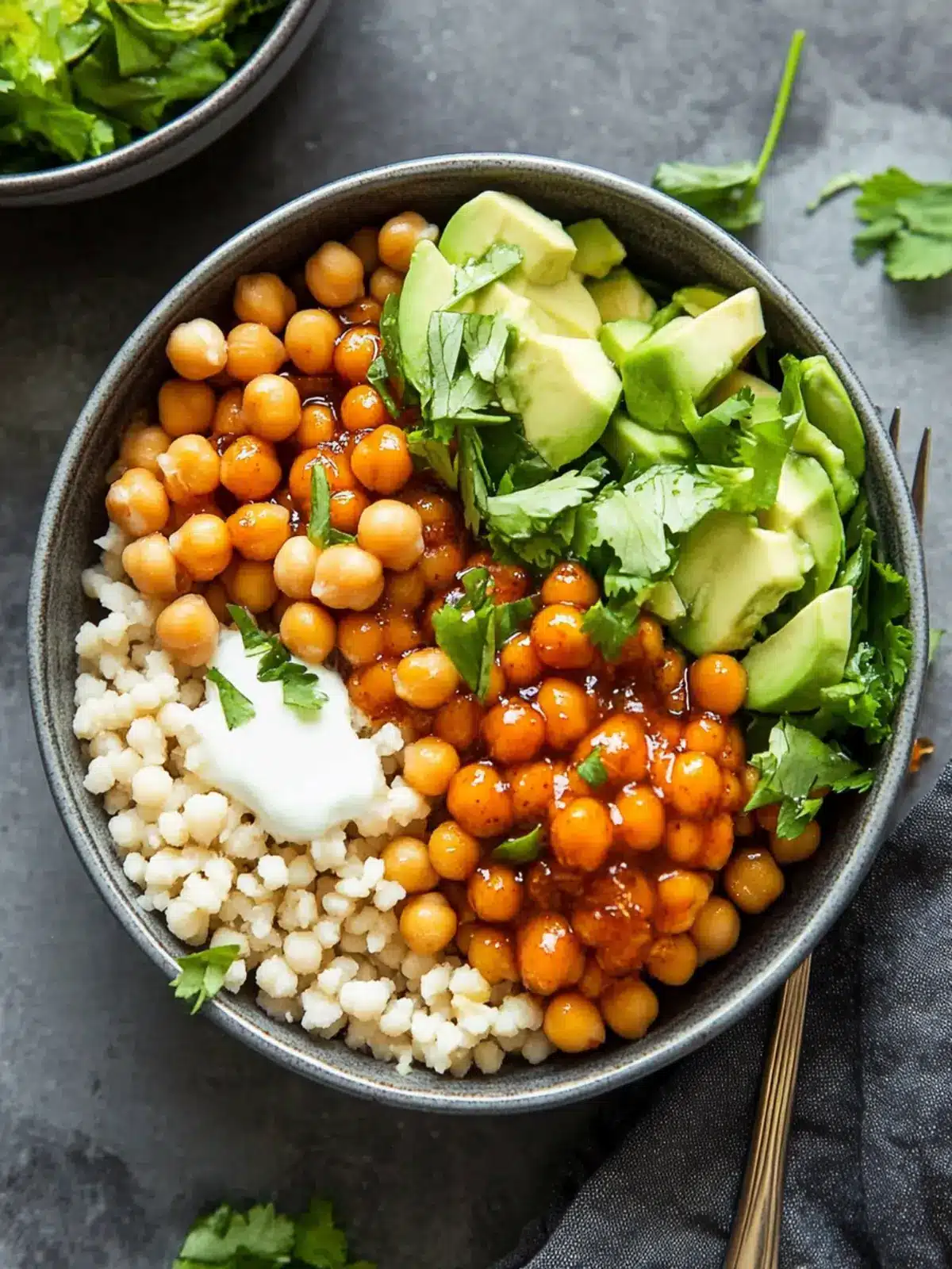 Irresistible Hot Honey Chickpea Bowls for a Tasty Meal Boost 2 Hot Honey Chickpea Bowls