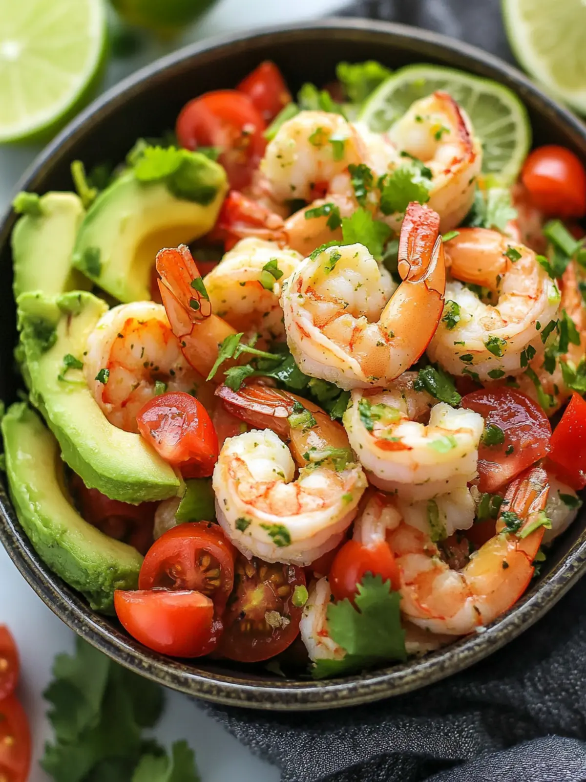 Refreshing Easy Cilantro Lime Shrimp & Avocado Salad Delight 5 Easy Cilantro Lime Shrimp & Avocado Salad