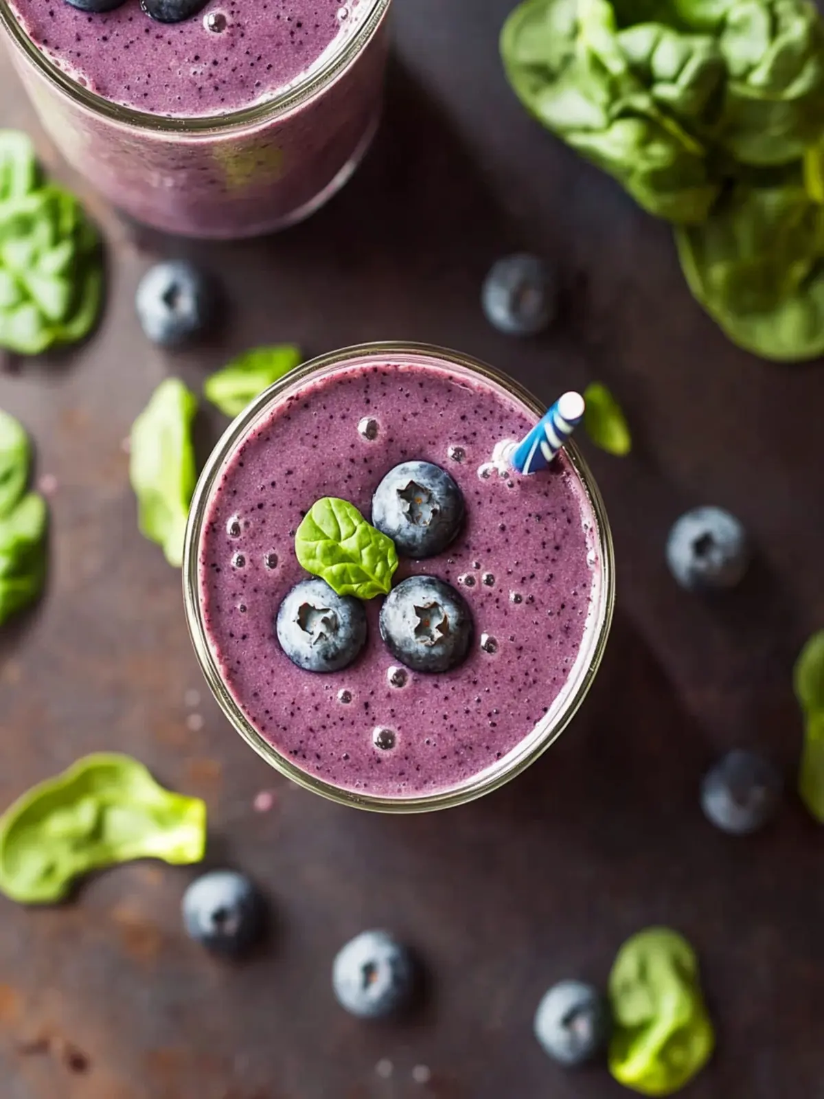Blueberry Spinach Smoothie: Your 5-Minute Healthy Breakfast 3 Blueberry Spinach Smoothie