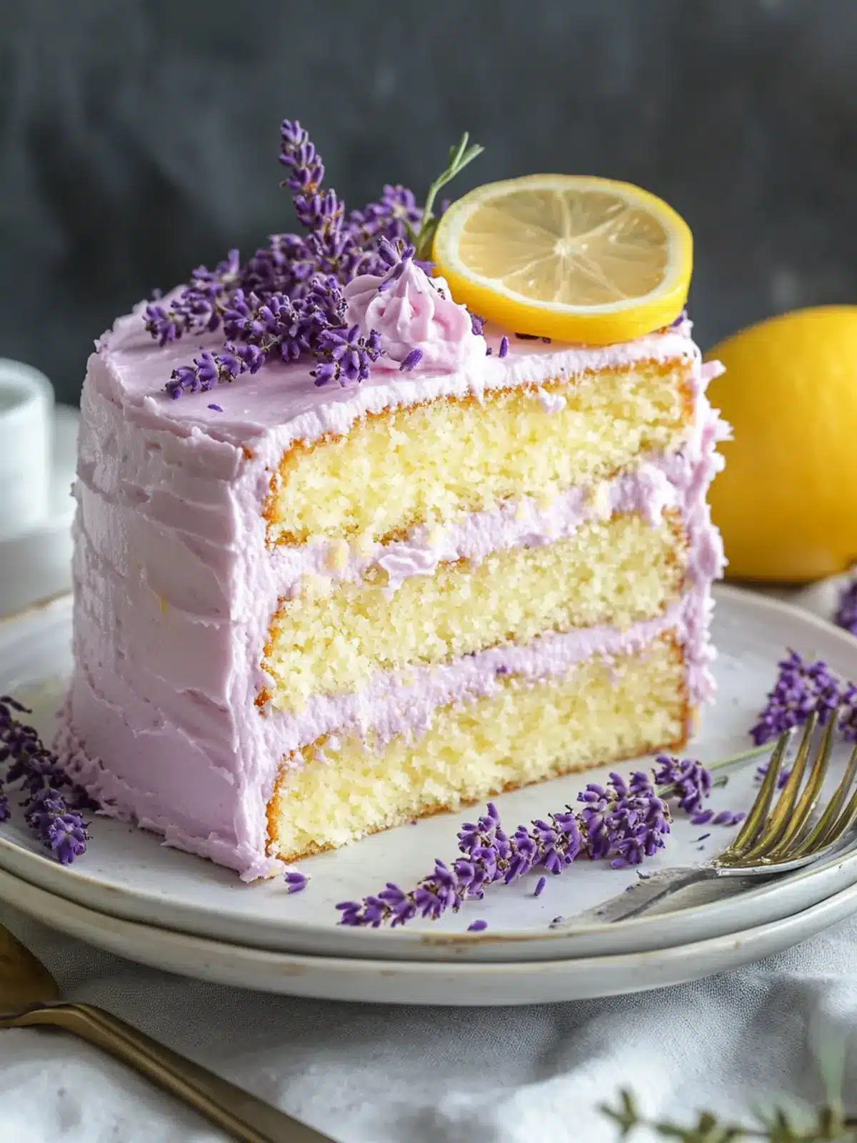 Delight in Homemade Lemon Lavender Cake for Every Celebration 3 Lemon Lavender Cake