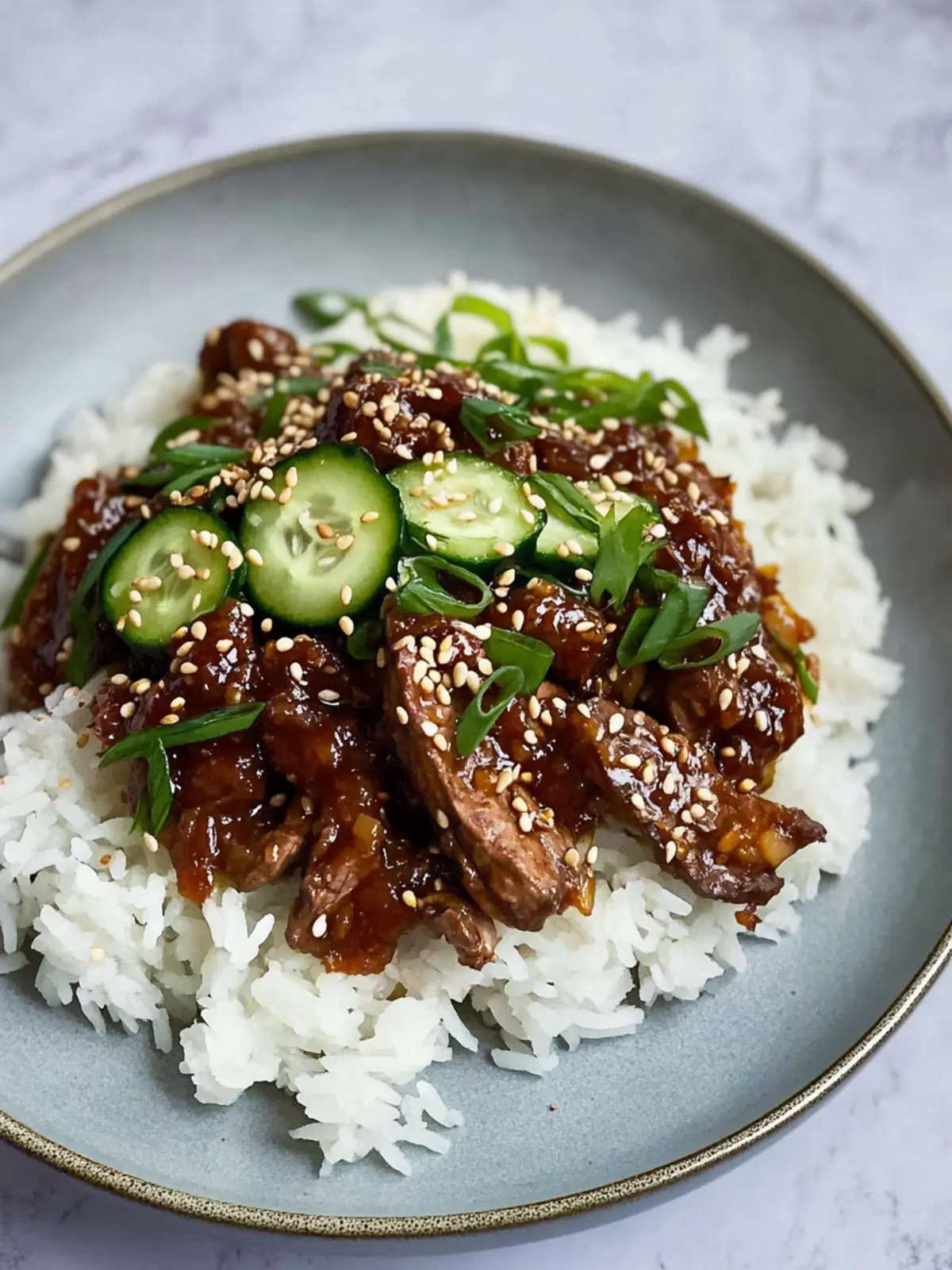 Mom's Bulgogi with Cucumber Kimchi Salad That's Irresistibly Delicious 4 Mom's Bulgogi with Cucumber Kimchi Salad…beautifully delicious!