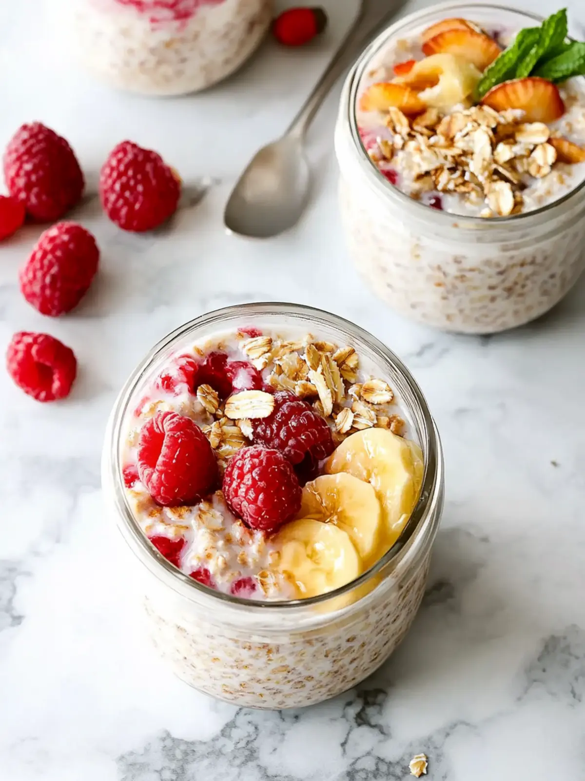 Delicious Easy Overnight Oats: Your Healthy Morning Boost 2 Easy Overnight Oats