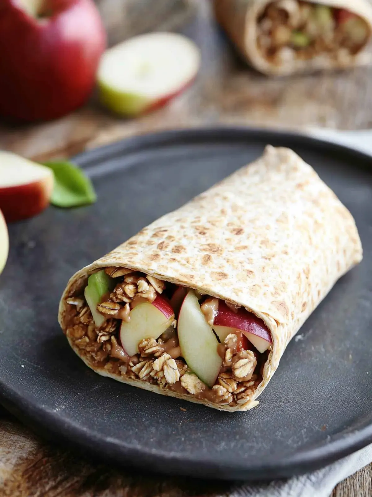 Granola Crunch Apple-Peanut Butter Sandwich Wraps You'll Love 5 Granola Crunch Apple-Peanut Butter Sandwich Wraps