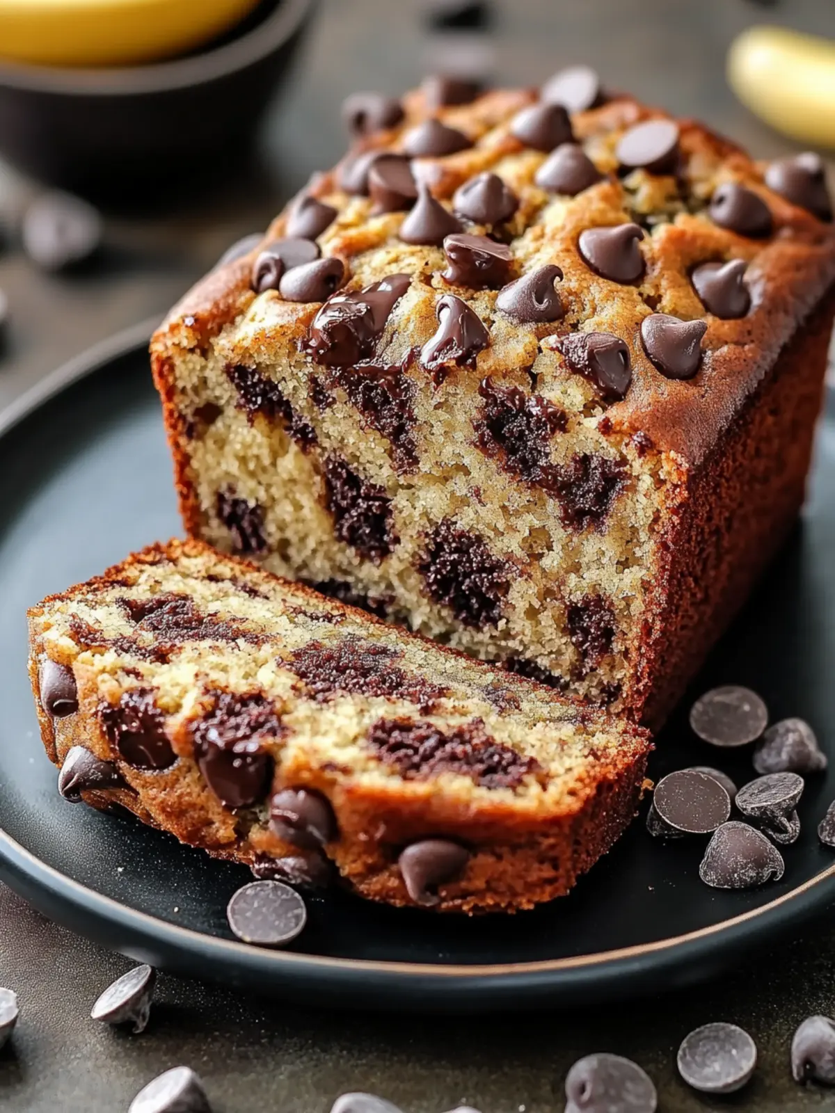 Decadent Moist Chocolate Chip Banana Bread Made with Love Today 4 Decadent Moist Chocolate Chip Banana Bread Made with Love