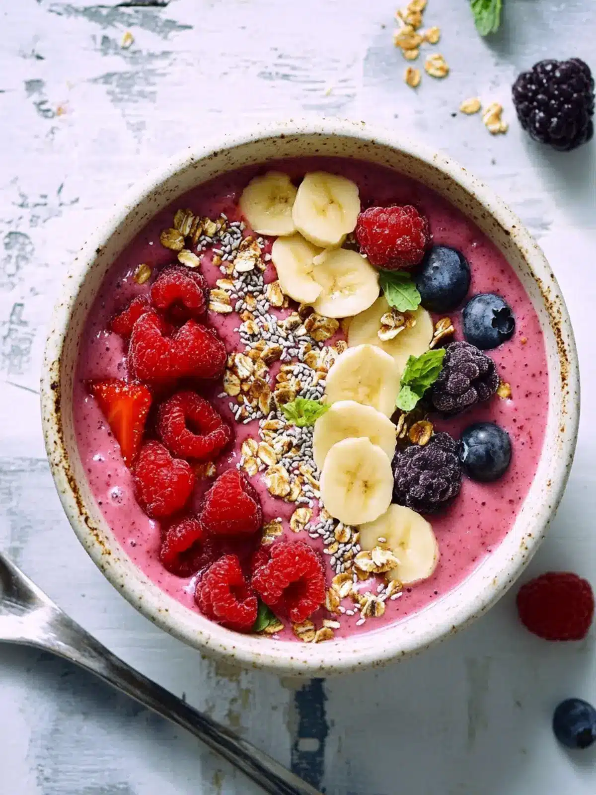 Nourish Your Day with This Antioxidant Smoothie Bowl 4 Antioxidant Smoothie Bowl