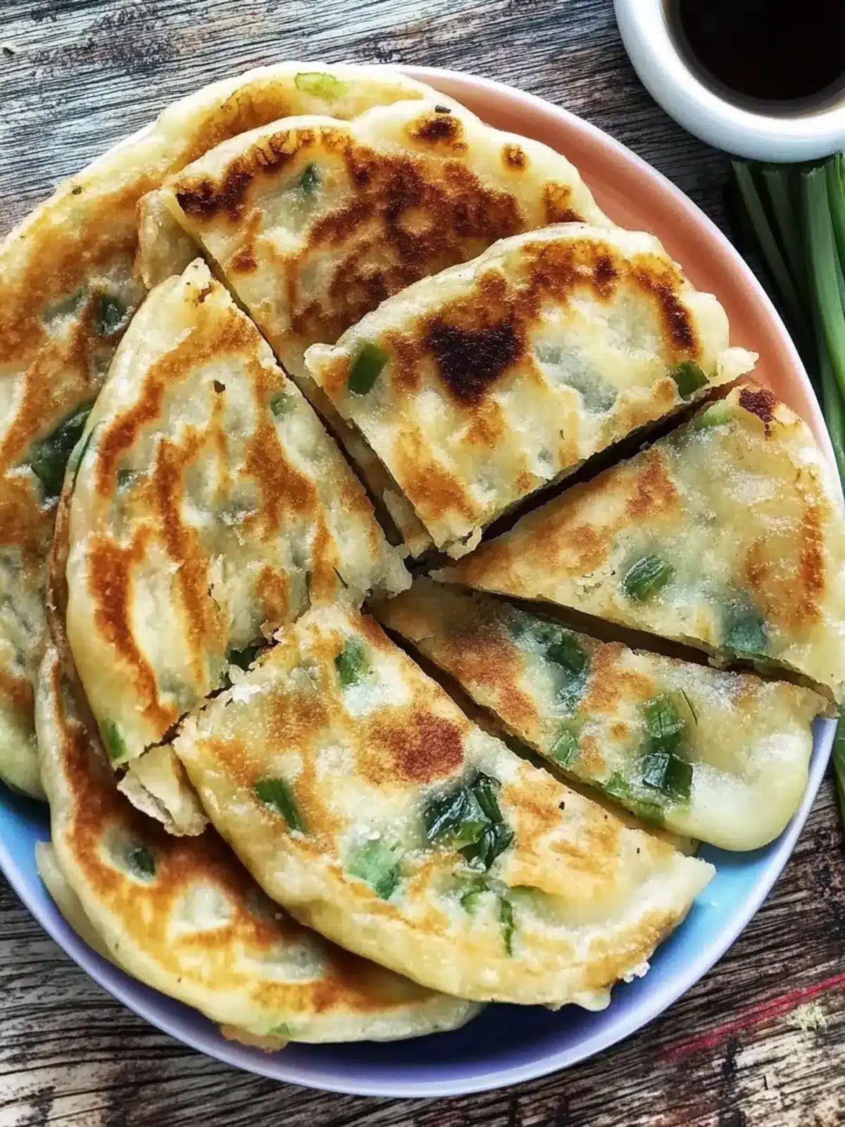 Crispy Authentic Chinese Scallion Pancakes You’ll Love! 3 Authentic Chinese Scallion Pancake