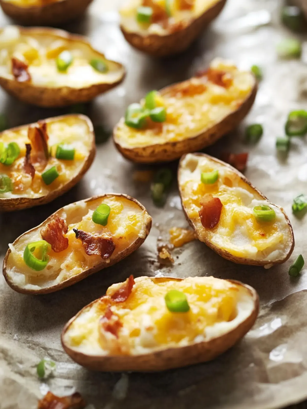Delicious Loaded Potato Skins That Steal the Show Every Time 5 Loaded Potato Skins