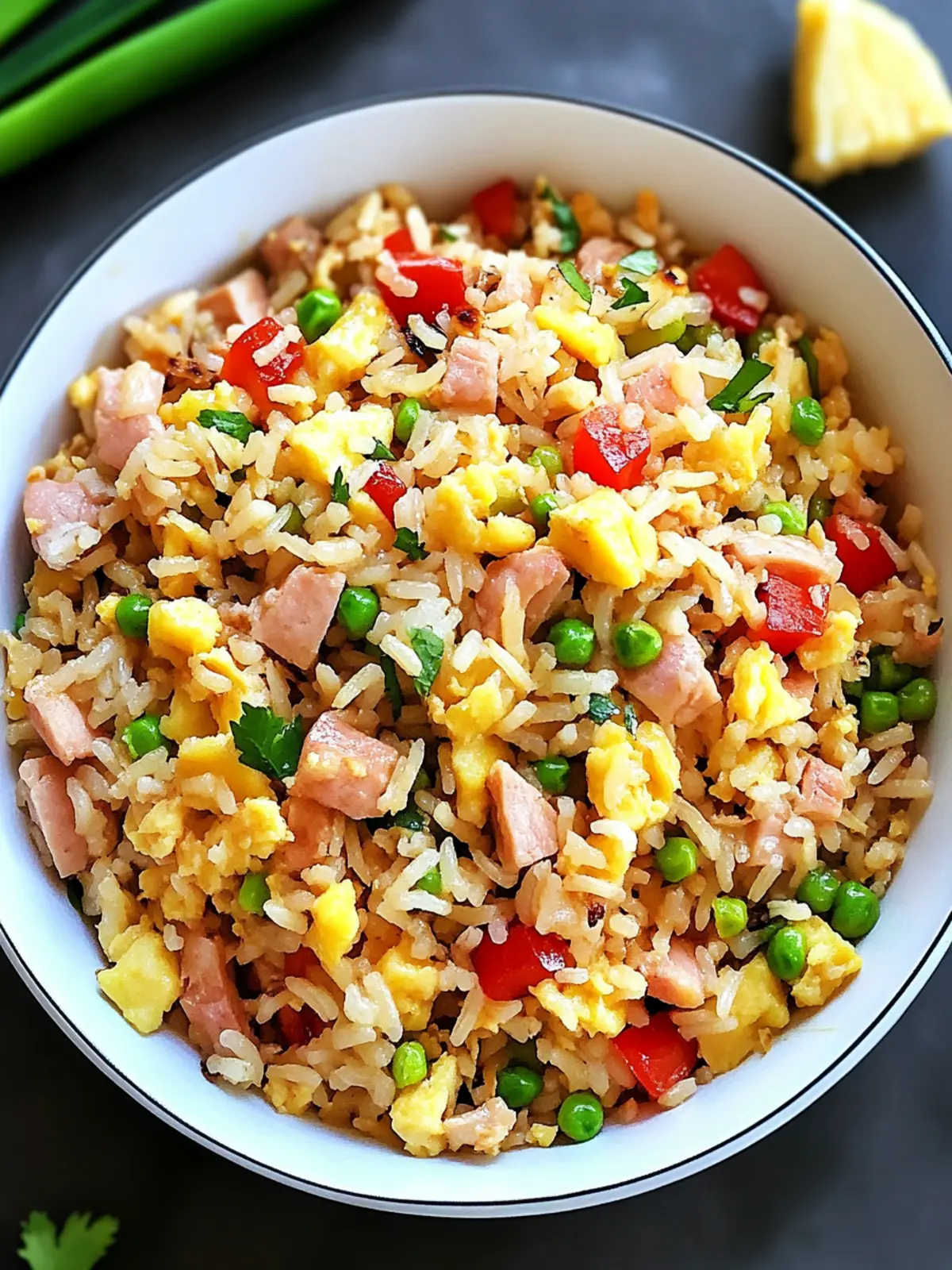 Delicious Hawaiian Fried Rice with Pineapple and Ham Magic 4 Hawaiian Fried Rice