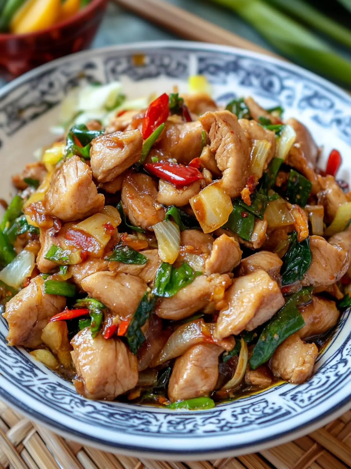 Hmong Meal: Pork & Ginger Stir Fry [Nqaj Npua Kib Ntsug Qhav]