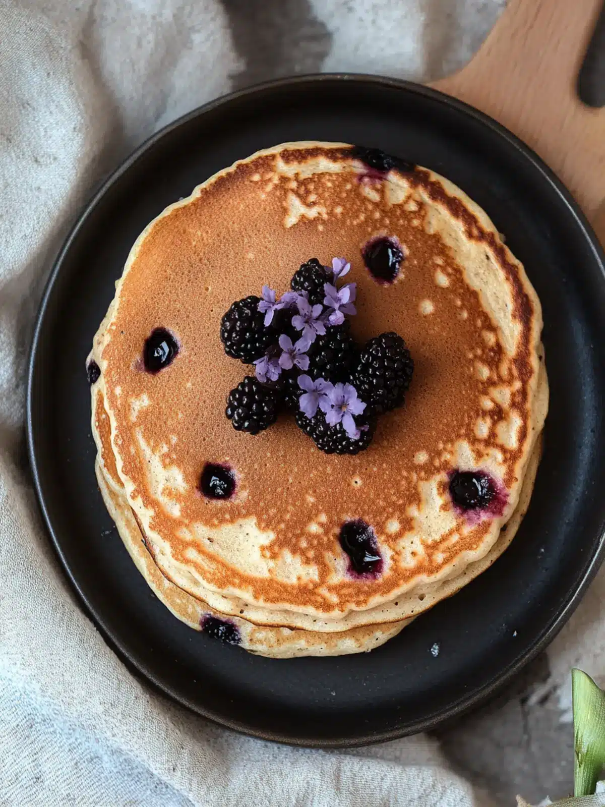 Wholesome Oatmeal Blackcurrant Pancakes for Brain Power 4 Oatmeal Blackcurrant Pancakes