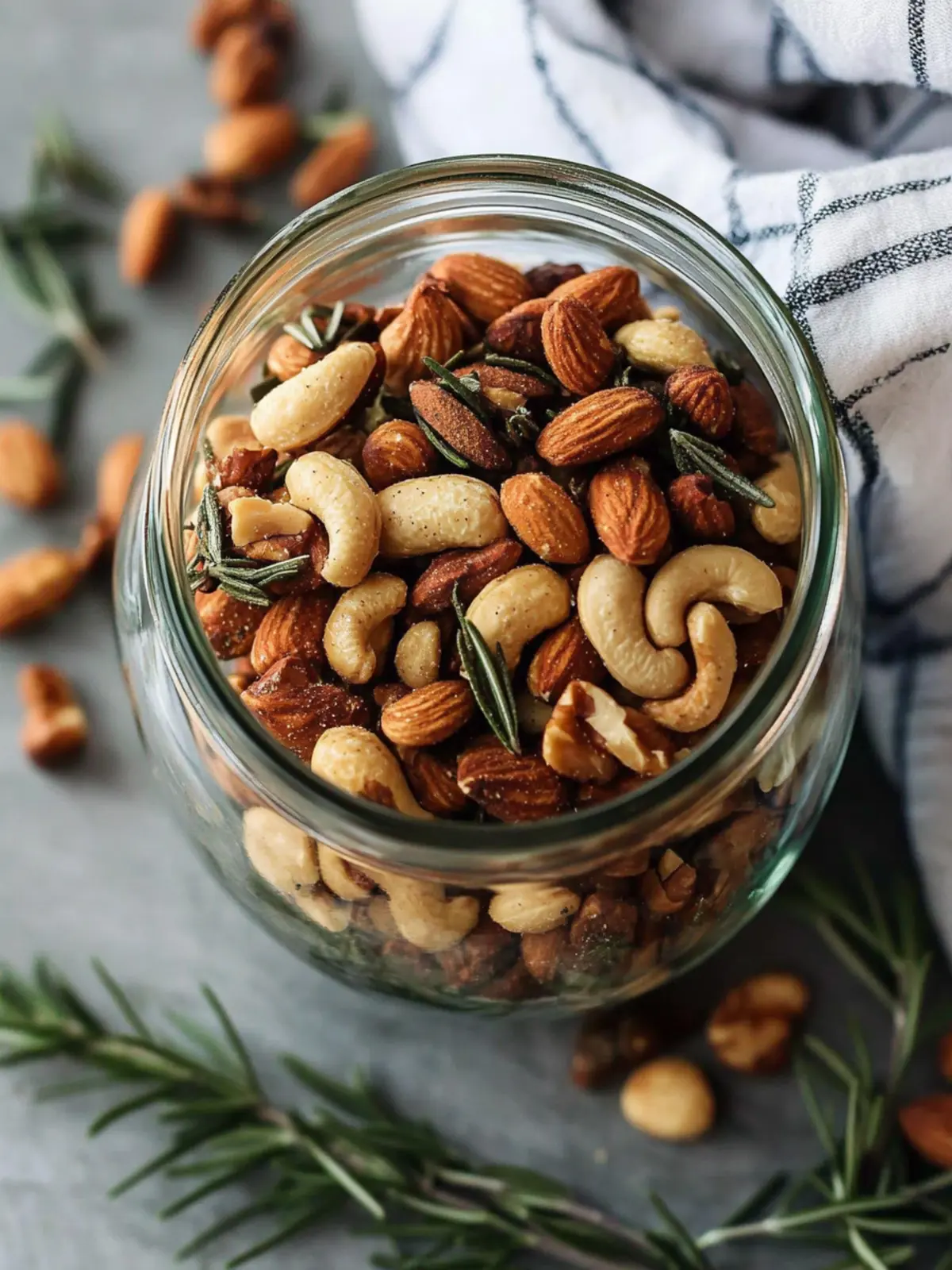 Spiced Rosemary Roasted Nuts for Irresistible Crunchy Snacking 2 Spiced Rosemary Roasted Nuts