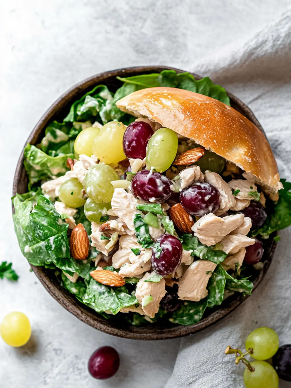 Delicious Chicken Salad with Grapes and Almonds Made Easy 3 Chicken Salad with Grapes and Almonds