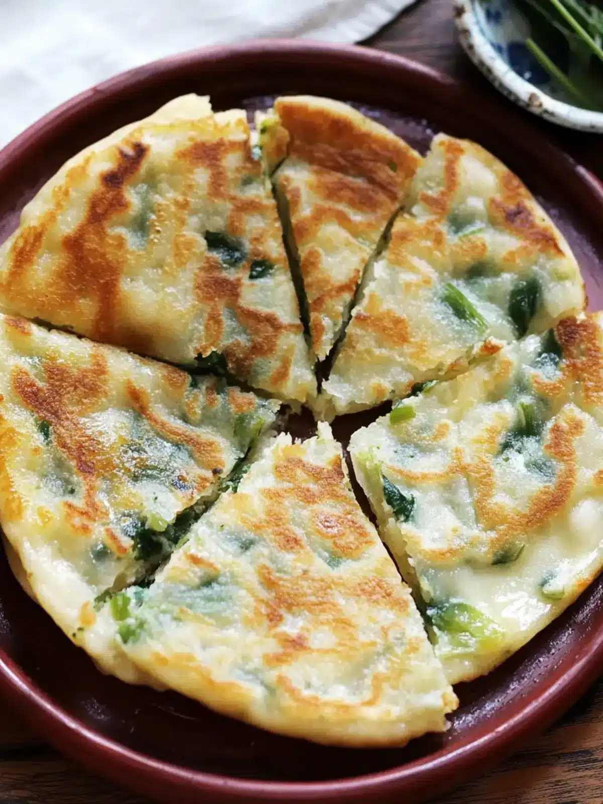 Crispy Authentic Chinese Scallion Pancakes You’ll Love! 4 Authentic Chinese Scallion Pancake