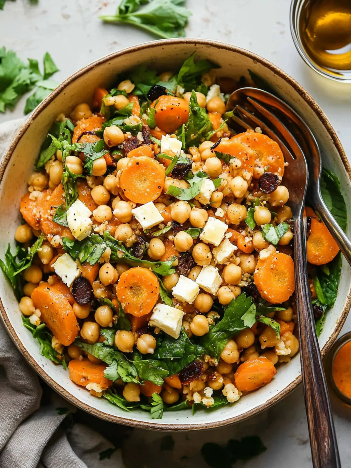 Fresh Moroccan Chickpea Carrot Salad for a Vibrant Meal 4 Moroccan Chickpea Carrot Salad