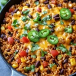 Cheesy Taco Rice Skillet: Quick Comfort for Busy Nights 6 Cheesy Taco Rice Skillet: Quick Comfort for Busy Nights
