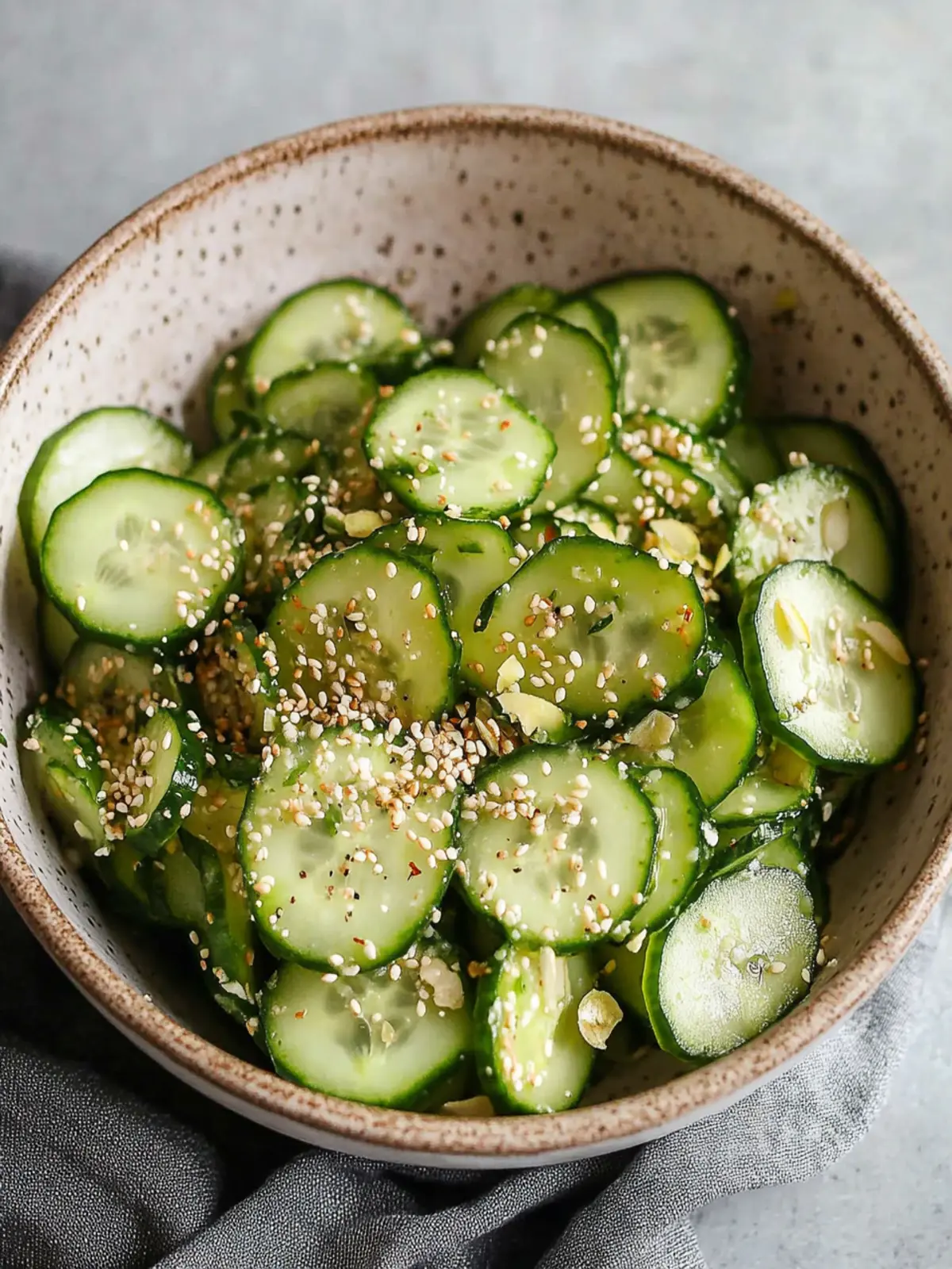 Quick & Crunchy Easy 5-Minute Asian Cucumber Salad Delight 4 Easy 5 Minute Asian Cucumber Salad