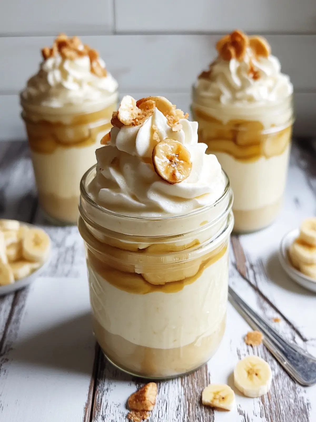 Banana Pudding Jars: Effortless No-Bake Delight for Everyone 5 Banana Pudding Jars
